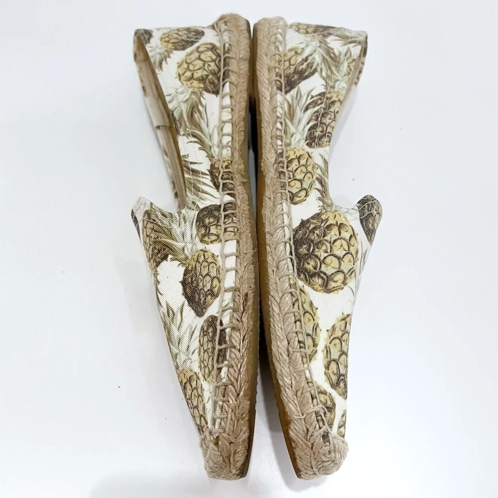 Soludos Pineapple Print Espadrilles Size 8